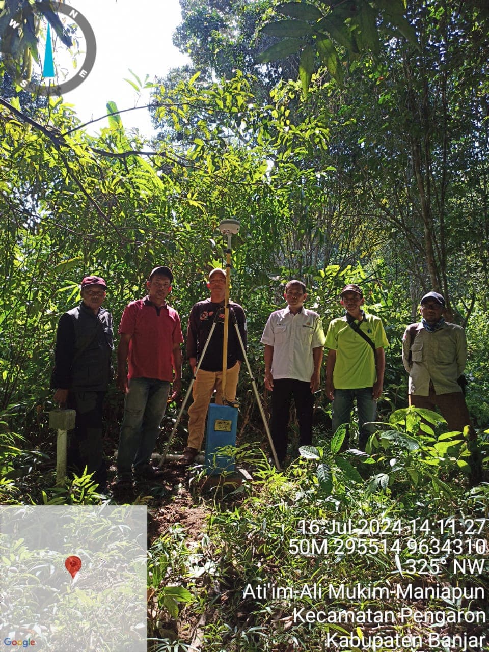 PT Aglonema Delta Yogyakarta Sukses Pasang Pilar Batas Desa didesa Ati'im