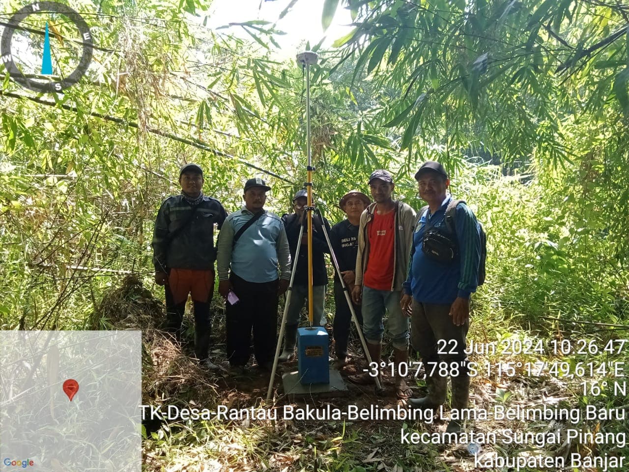 Pemasangan Pilar Batas Desa Rantau Bakula Sukses Digelar